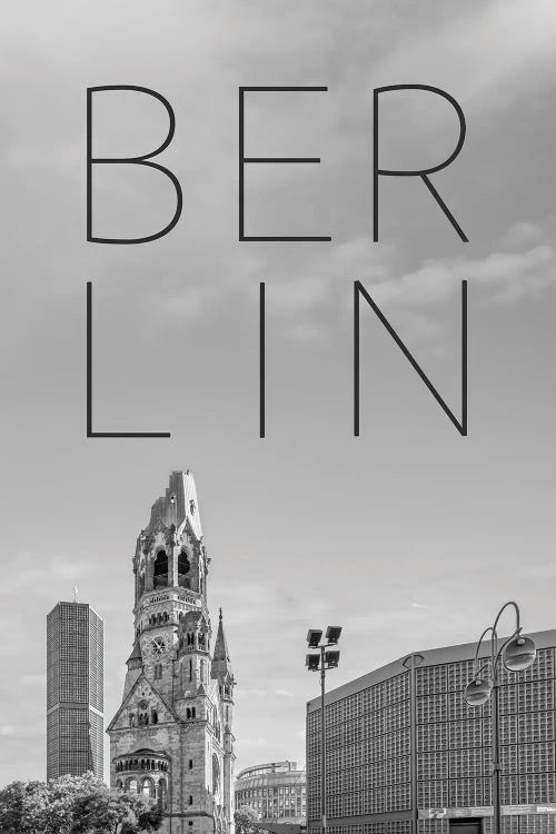 Kaiser Wilhelm Memorial Church Berlin Text & Skyline