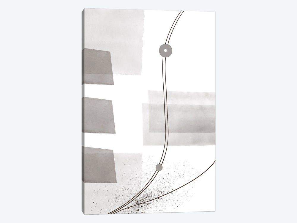 Abstract Mid Century Design II Connections by Melanie Viola 1-piece Canvas Wall Art