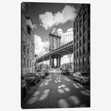 New York City Manhattan Bridge Canvas Print #MEV87} by Melanie Viola Canvas Art Print