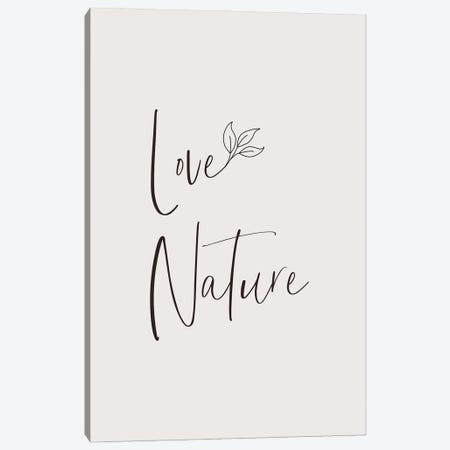 Love Nature - Minimalist Canvas Print #MEV886} by Melanie Viola Art Print