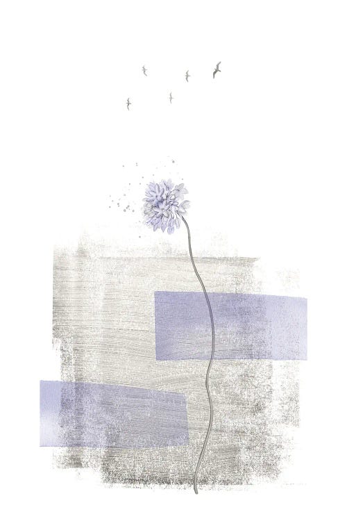 Minimalist Flower - Japandi Style by Melanie Viola wall art