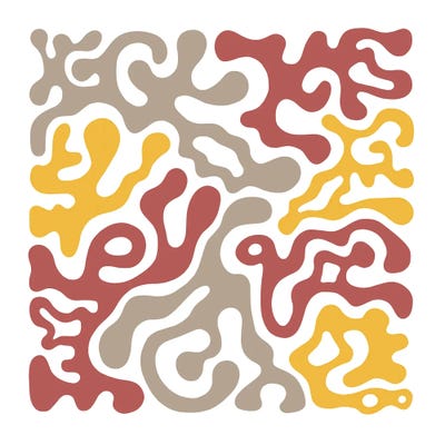 Twisted Beats IX - Party by Melanie Viola metal wall art