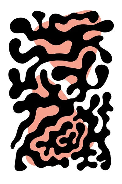 Twisted Beats VI - Happy - Dark by Melanie Viola canvas print