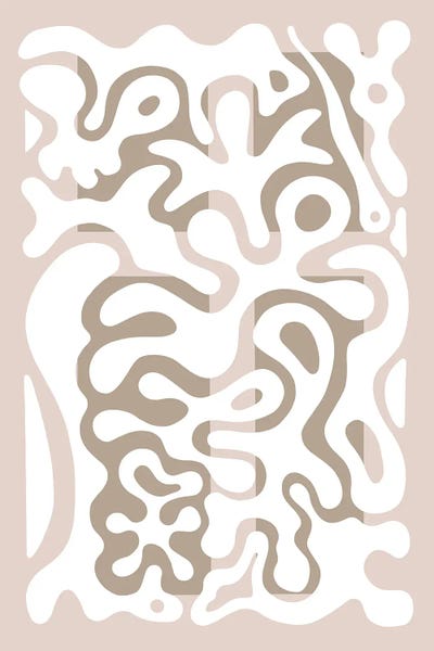 Twisted Beats No. 13.5 - Together In Heaven by Melanie Viola metal wall art