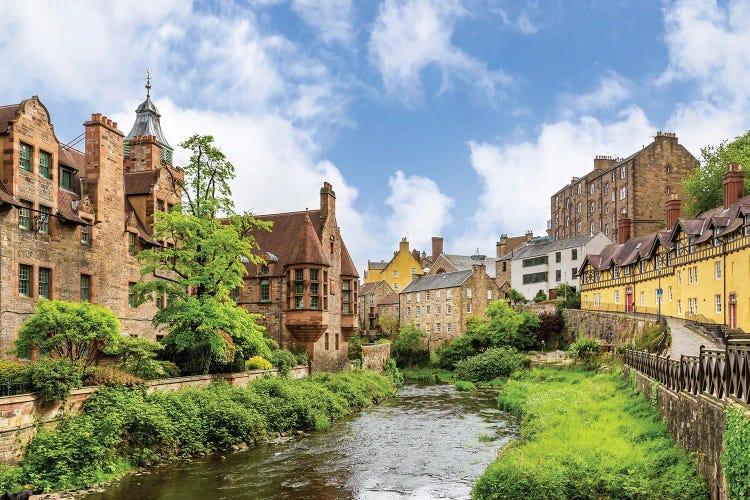 Edinburgh Dean Village And Water Of Leith