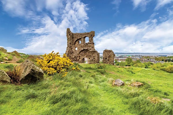 Scotland: Edinburgh St. Anthonys Chapel Ruins by Melanie Viola