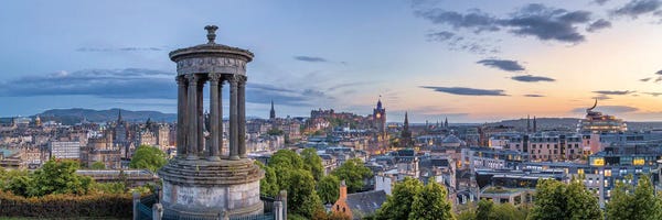 Scotland: Charming Evening Atmosphere In Edinburgh by Melanie Viola