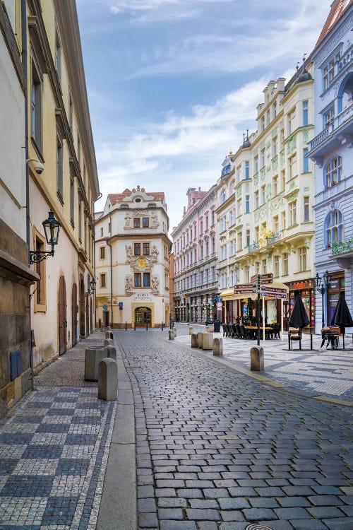 Karlova, Cozy Alley In Prague by Melanie Viola wall art