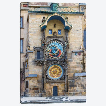 Prague Orloj Canvas Print #MEV953} by Melanie Viola Canvas Artwork