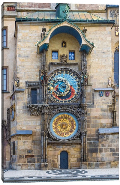 Prague Orloj Canvas Art Print - Czech Republic Art
