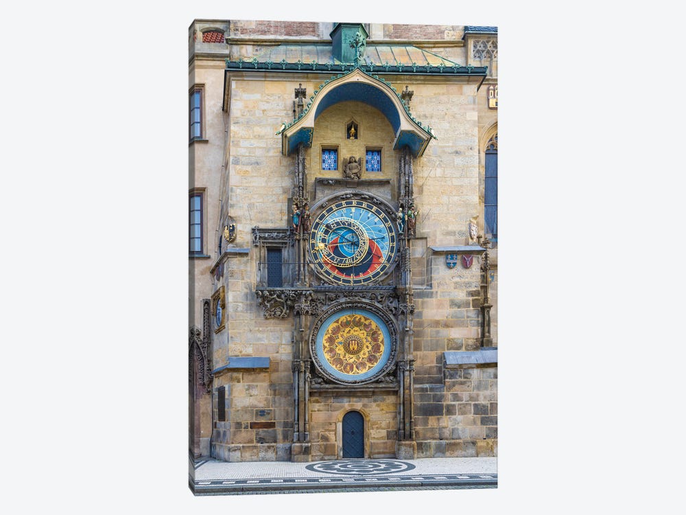 Prague Orloj by Melanie Viola 1-piece Canvas Wall Art