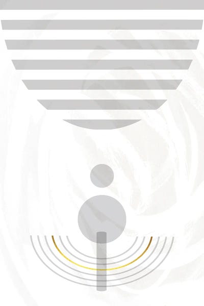 Mid-Century Vintage No. IX - Balance by Melanie Viola metal wall art