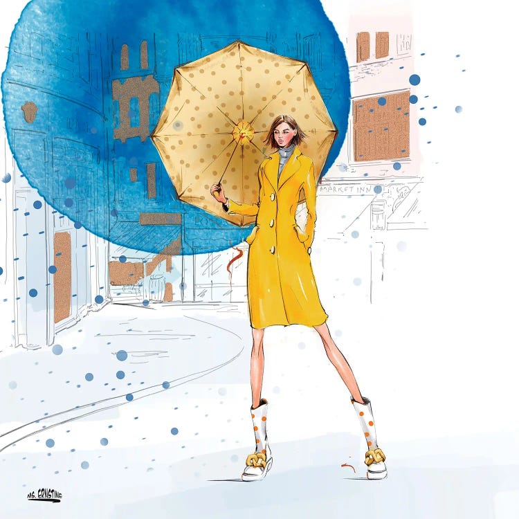 A Girl With An Umbrella