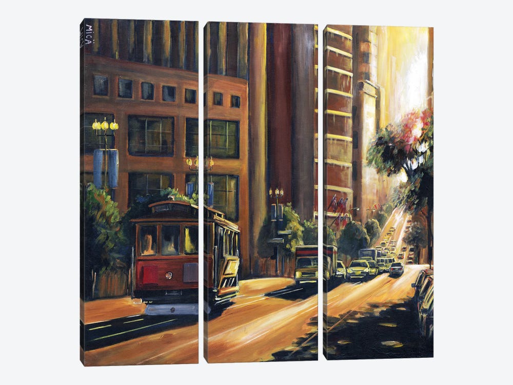 Ray of Light by Mica 3-piece Canvas Print