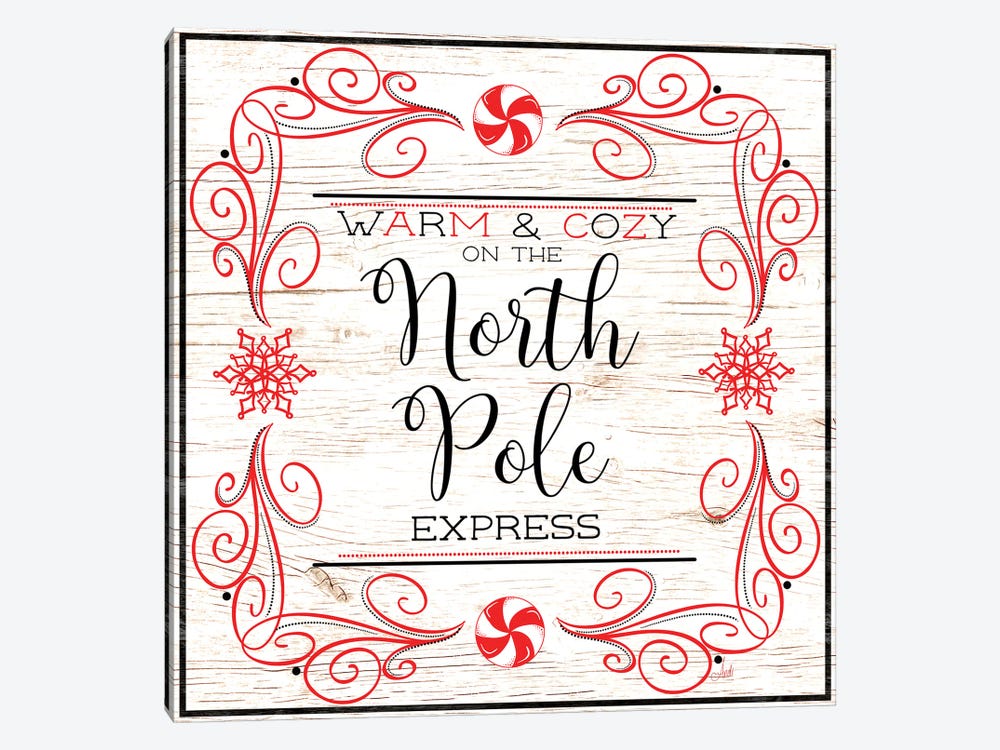 North Peppermint Pole I by Andi Metz 1-piece Canvas Artwork