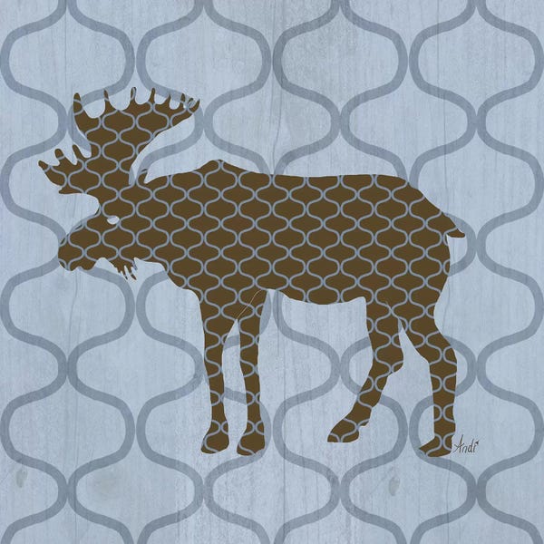 Moose: Rustic Nature II by Andi Metz