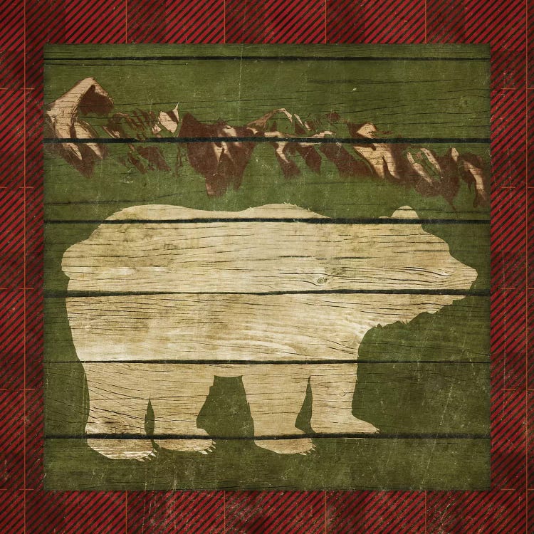 Rustic Nature on Plaid I