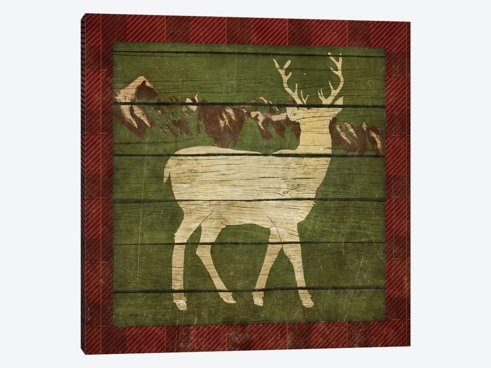 Rustic Nature on Plaid II by Andi Metz 1-piece Canvas Art Print