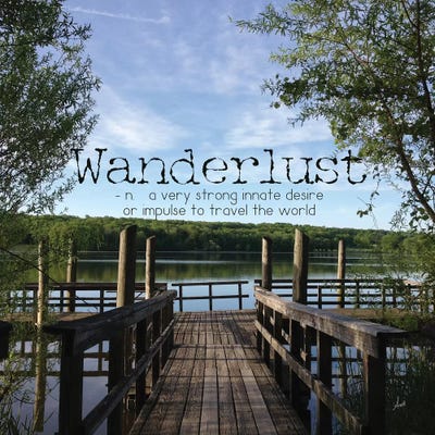 Wanderlust by Andi Metz art print