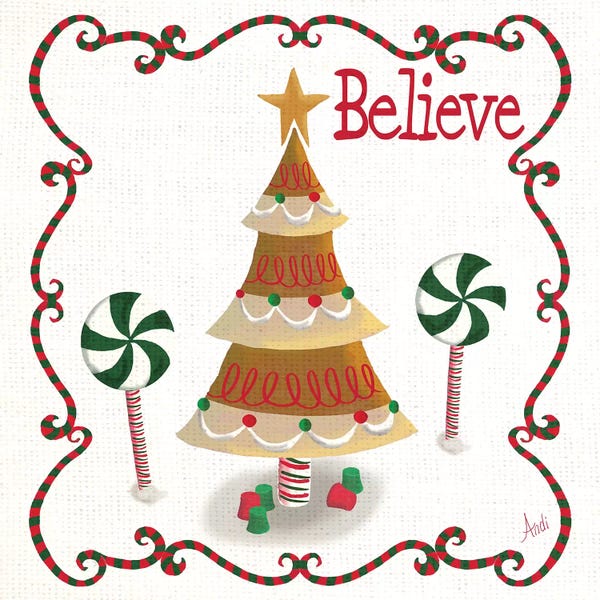 Holiday Eats & Treats: Gingerbread Forest I by Andi Metz