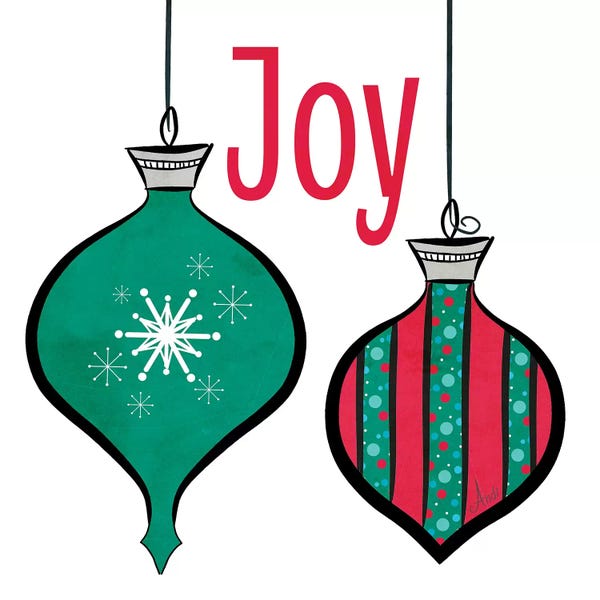 Christmas Signs & Sentiments: Joyful Christmas Ornaments II by Andi Metz