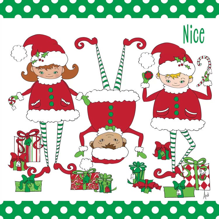 Nice Elves by Andi Metz wall art
