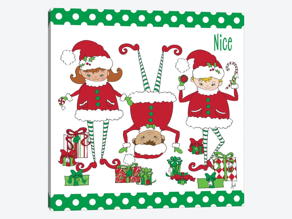 Nice Elves by Andi Metz 1-piece Canvas Wall Art