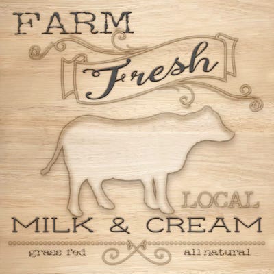 Country Organic Dairy I by Andi Metz art print