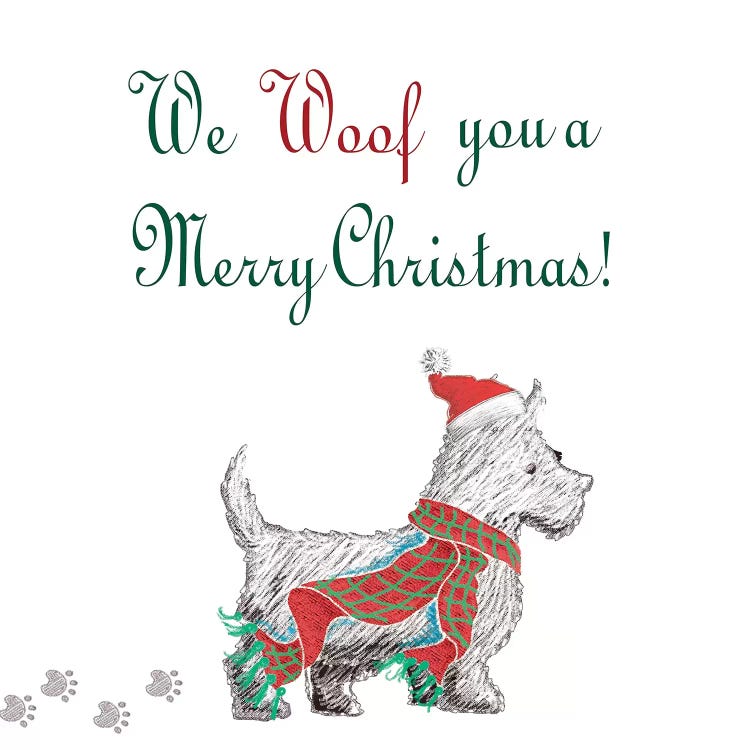 Woof Holiday Pack II by Andi Metz wall art