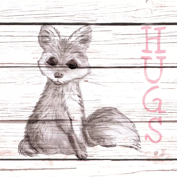 Fox Hugs by Andi Metz wall art