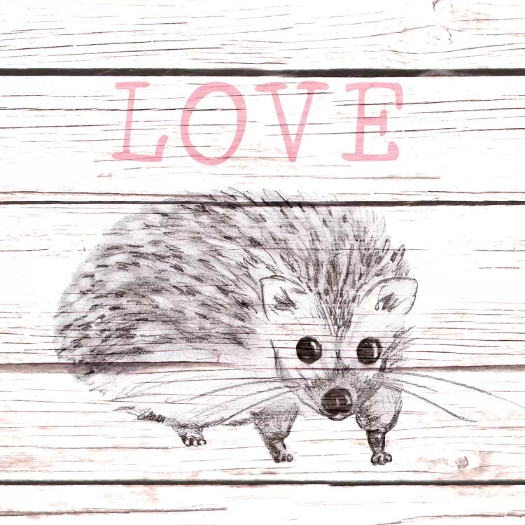 Hedgehog Love by Andi Metz wall art