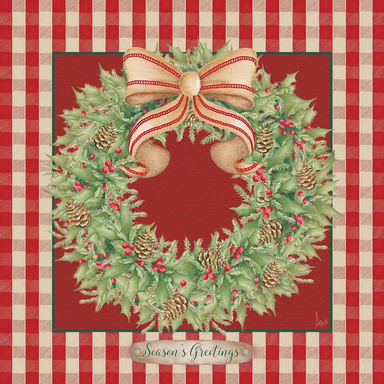 Hometown Christmas II by Andi Metz wall art