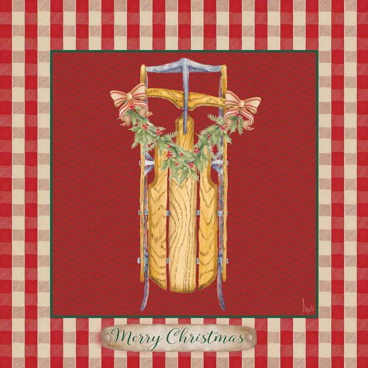 Hometown Christmas IV by Andi Metz wall art