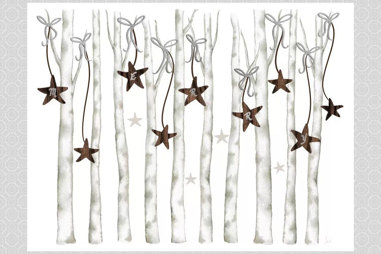Merry And Bright Birch Trees I