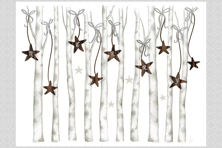 Merry And Bright Birch Trees I