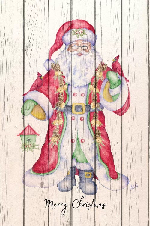 Santa & Cardinal I by Andi Metz wall art