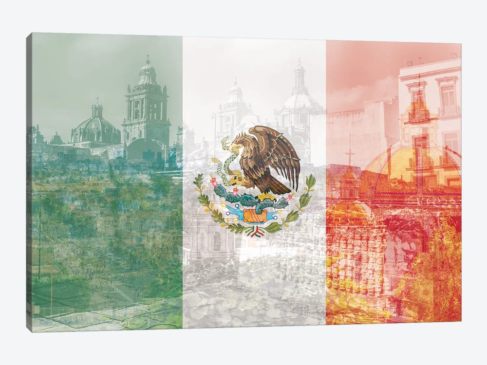 The City of Palaces - Mexico City - Springboard of the Aztec Empire by 5by5collective 1-piece Canvas Print