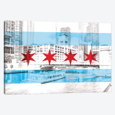 The Windy City - Chicago - The City of Big Shoiulders Canvas Print #MFC16} by 5by5collective Canvas Print