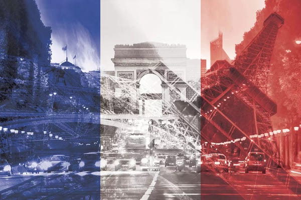 Arc de Triomphe: The City of Love - Paris - Where Romace Blossoms by 5by5collective