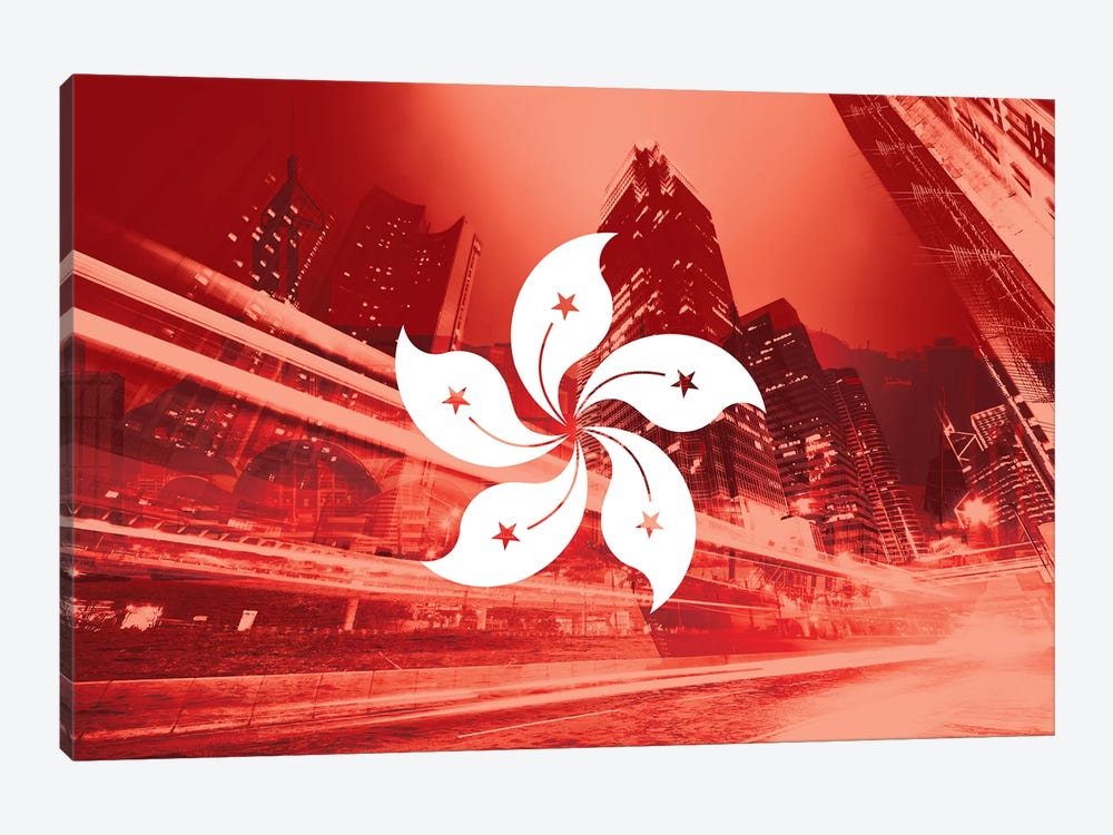 Pearl of the Orient - Hong Kong - Dynamic Inheritance by 5by5collective 1-piece Canvas Wall Art