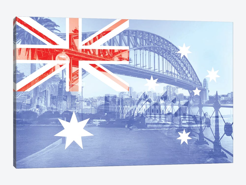 The Harbour City - Sydney - New South Wales by 5by5collective 1-piece Art Print