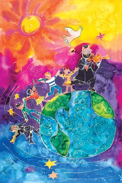 Peace Around The World by Michele Pulver Feldman art print