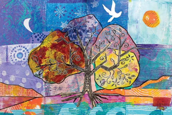 Trees In Transition: 4 Seasons Of Peace by Michele Pulver Feldman