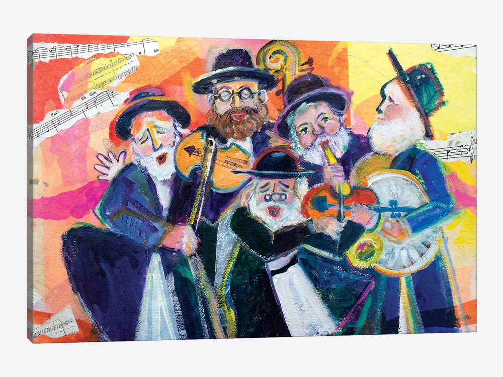 Singing In The New Year by Michele Pulver Feldman 1-piece Art Print