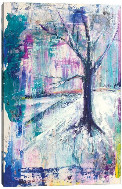 Tree As Seen In Vermont Canvas Art Print - Michele Pulver Feldman