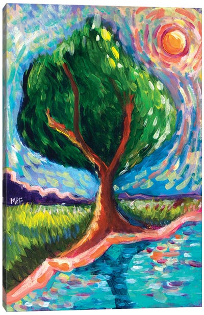 Van Gogh Tree Of Life Canvas Art Print