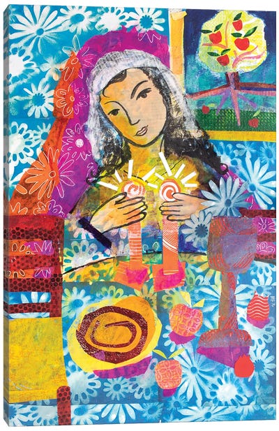 Woman Of Valor Canvas Art Print - Judaism Art