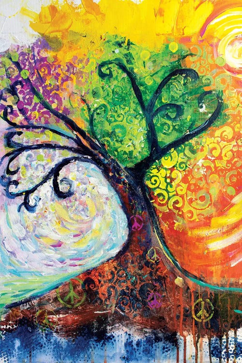 Banyan Tree Of Life by Michele Pulver Feldman wall art