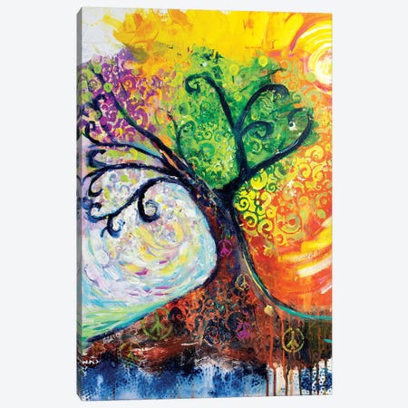 Banyan Tree Of Life Canvas Print #MFE3} by Michele Pulver Feldman Art Print