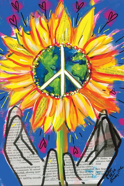 Peace Signs: Imagine by Michele Pulver Feldman